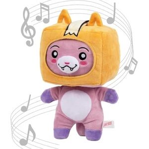 LankyBox Singing Foxy Plush 11” Musical Stuffie Give Me a Doughnut Official